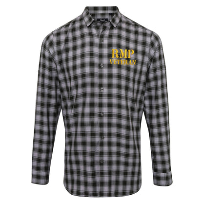 Royal Military Veteran Check Long Sleeve Shirt