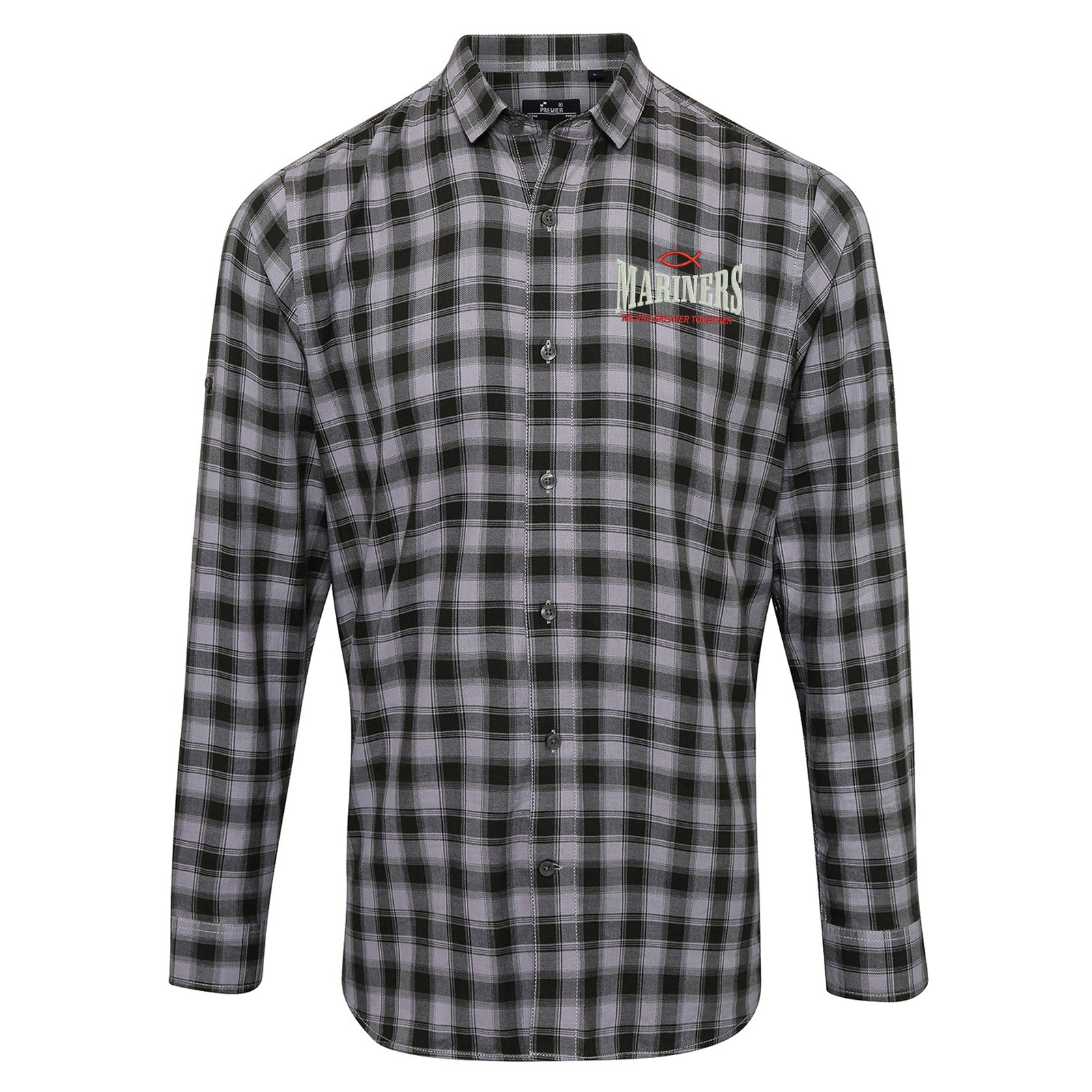 Grimsby Town Mariners Check Long Sleeve Shirt