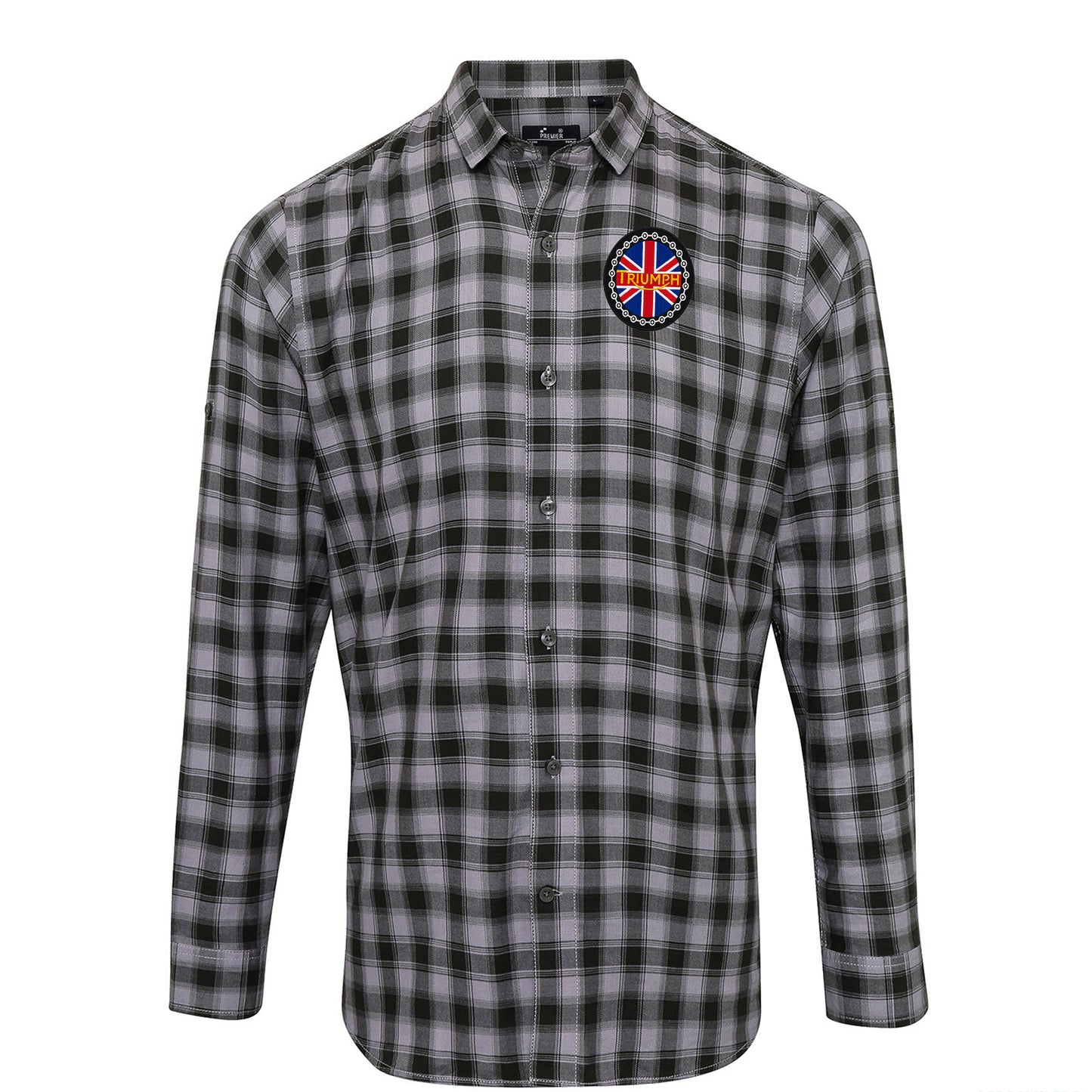 Classic Triumph Motor Company 1939 Check Long Sleeve Shirt
