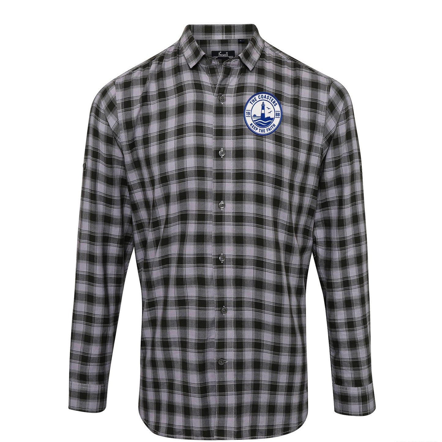 Flyde Football Check Long Sleeve Shirt