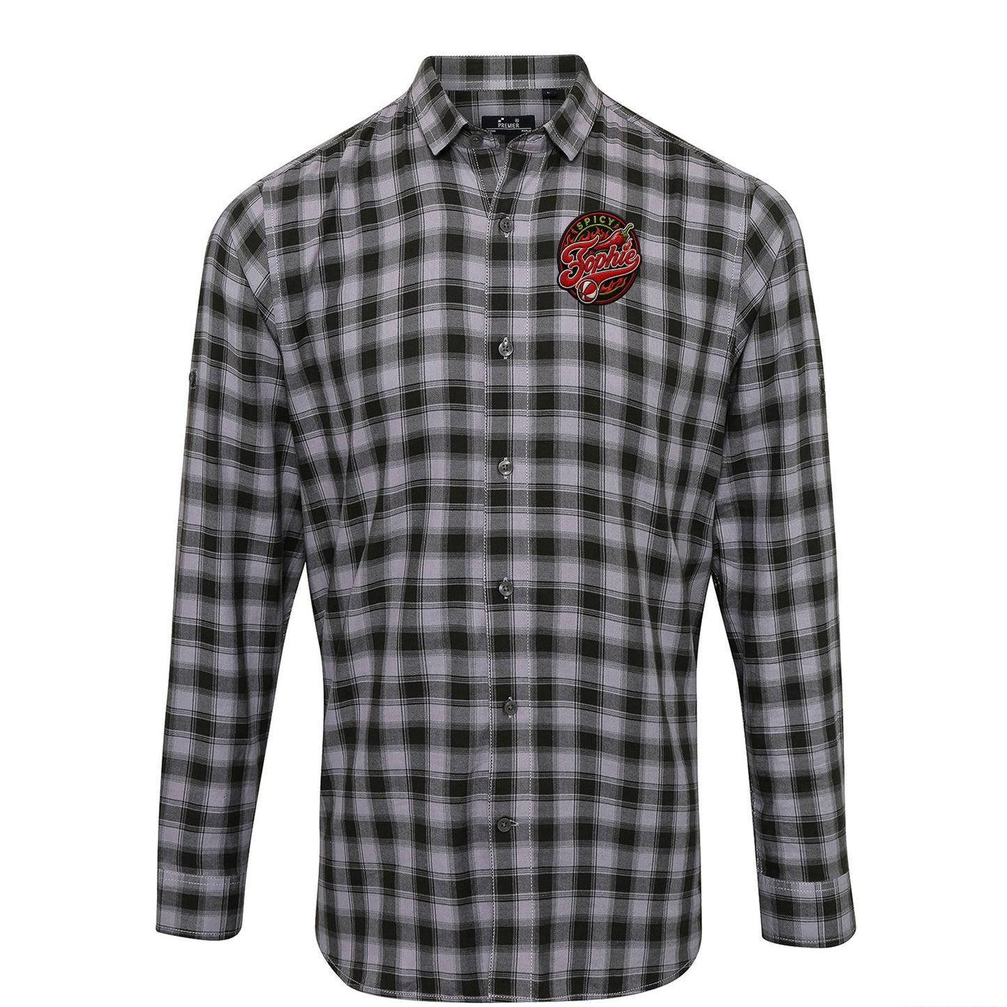 Spicy Sophie Cunningham Basketball Check Long Sleeve Shirt