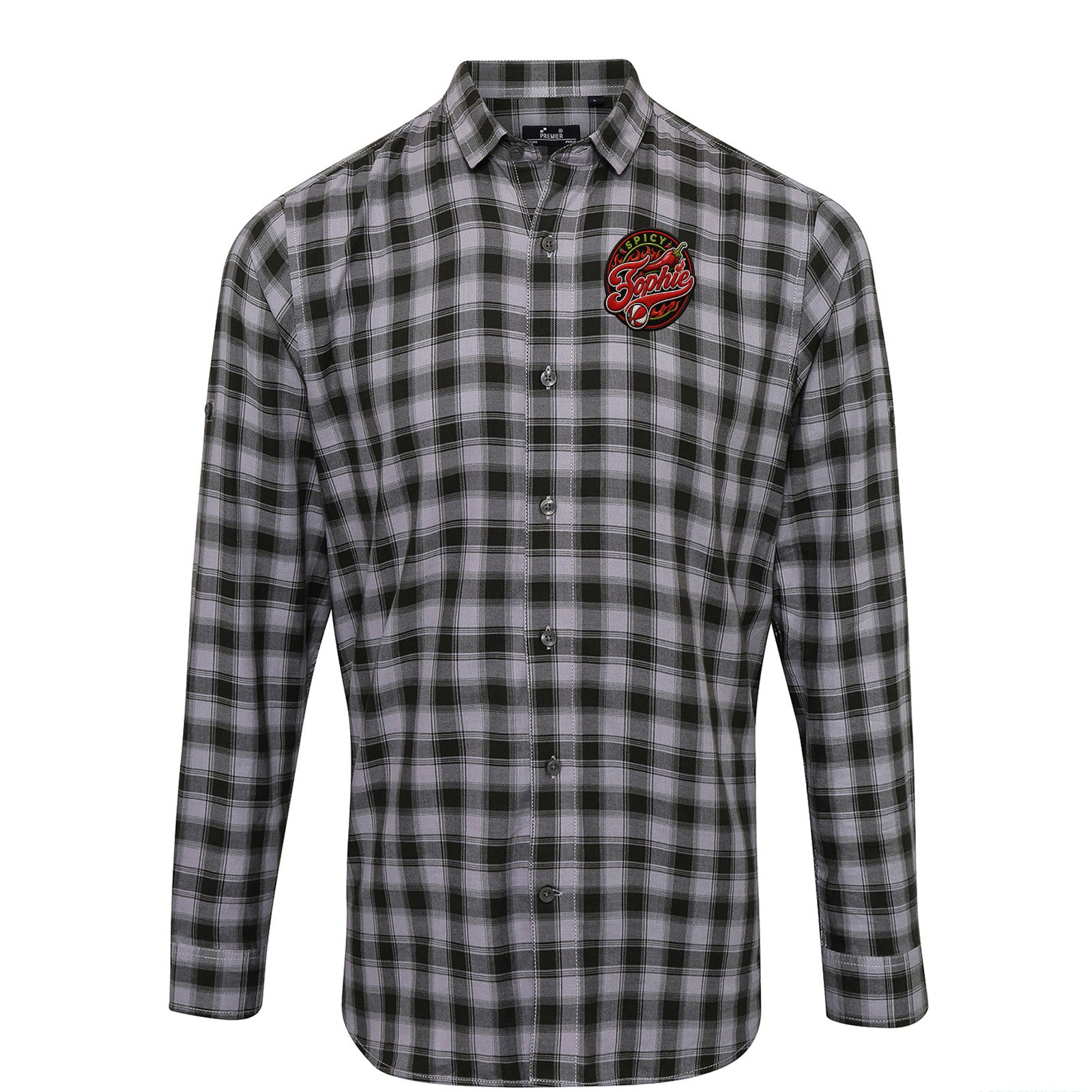 Spicy Sophie Cunningham Basketball Check Long Sleeve Shirt