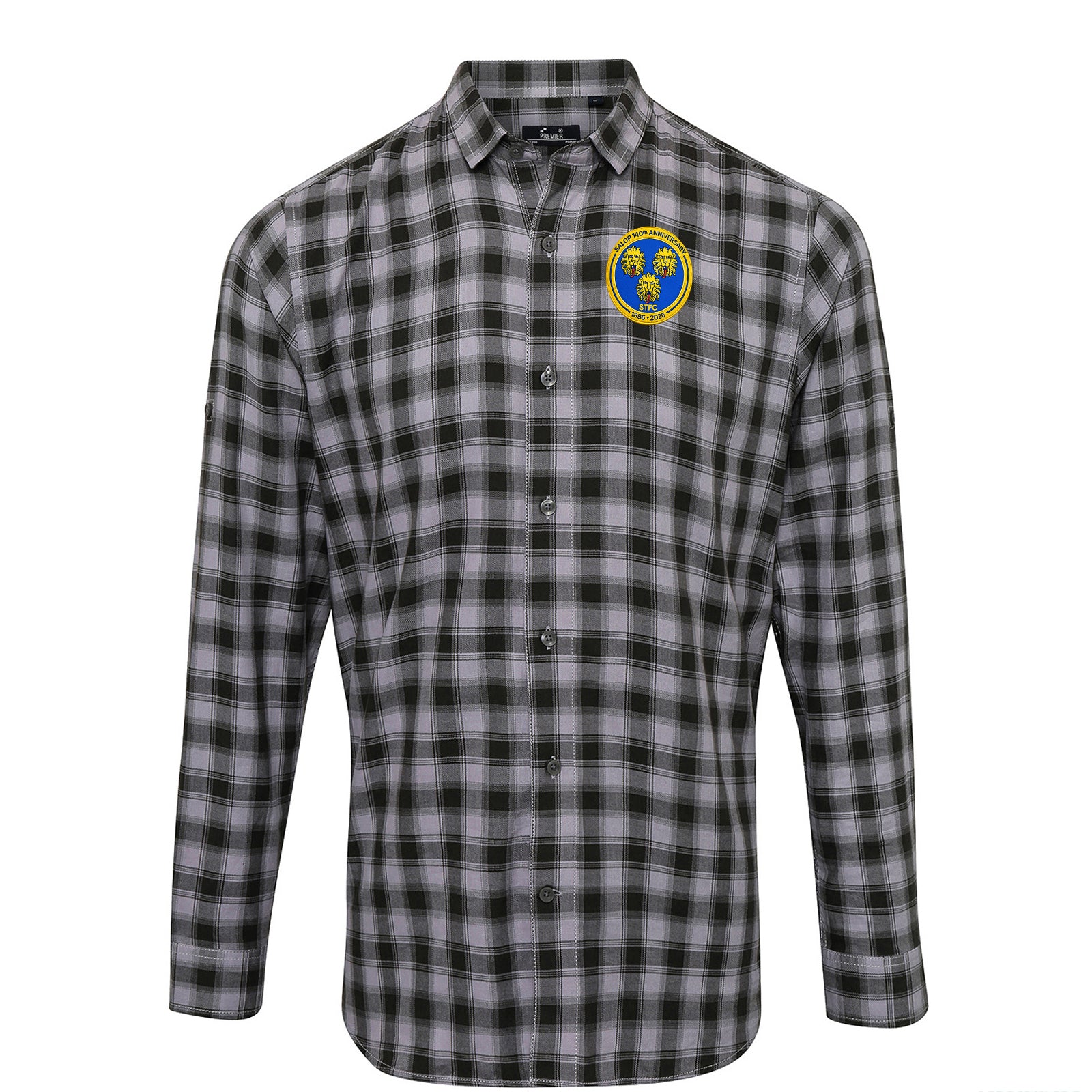 Shrewsbury Town 140th Anniversary Check Long Sleeve Shirt 