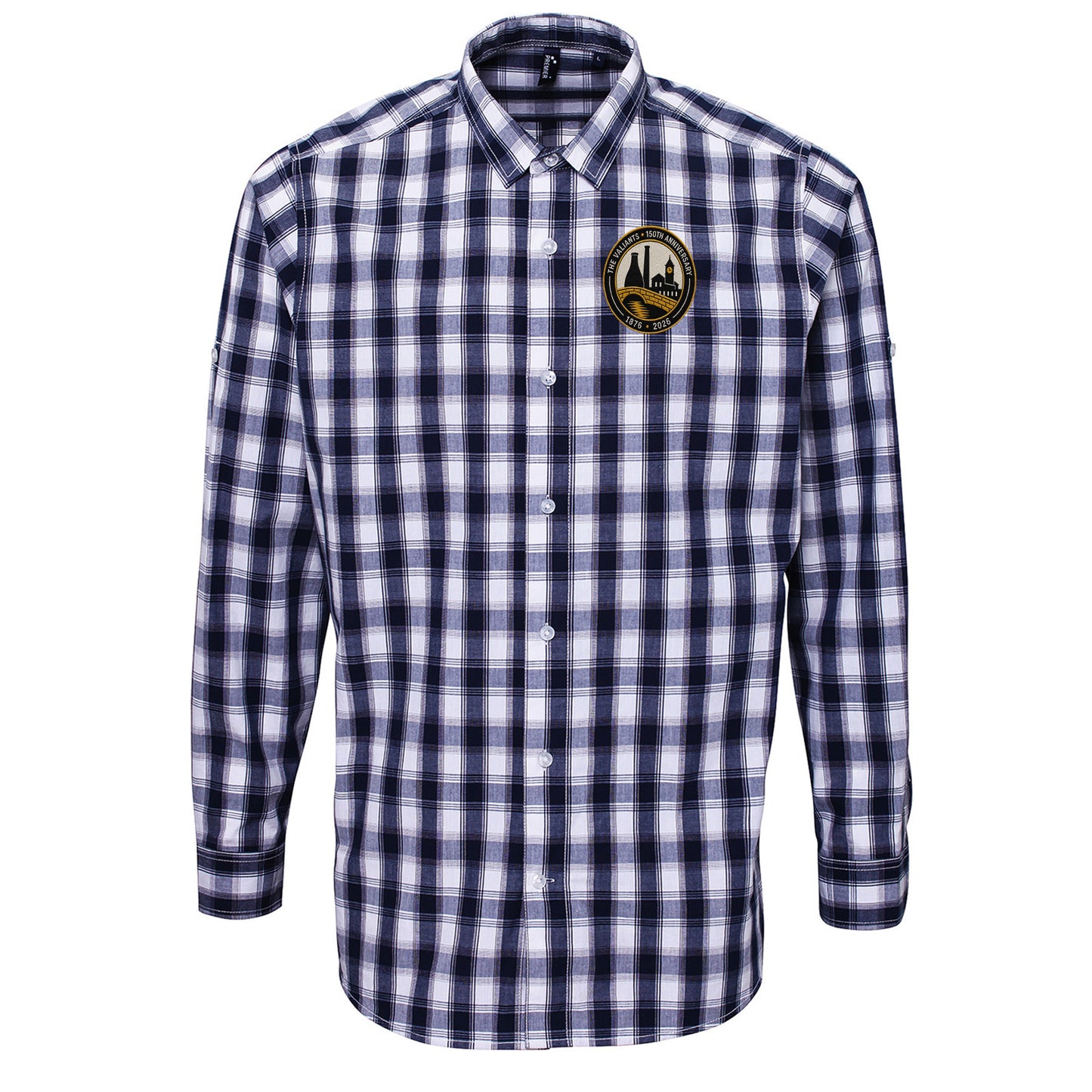 Port Vale 150th Anniversary Check Long Sleeve Shirt
