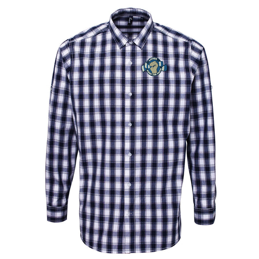 Oldham Athletic Latics Check Long Sleeve Shirt