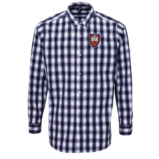 West Ham World Cup Winners 1966 Check Long Sleeve Shirt