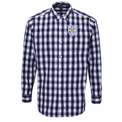 Old School Shrewsbury Town Check Long Sleeve Shirt
