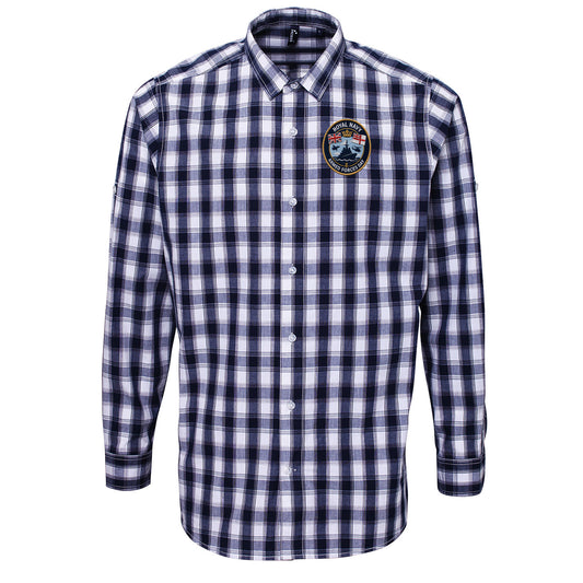 Royal Navy Armed Forces Day Check Long Sleeve Shirt