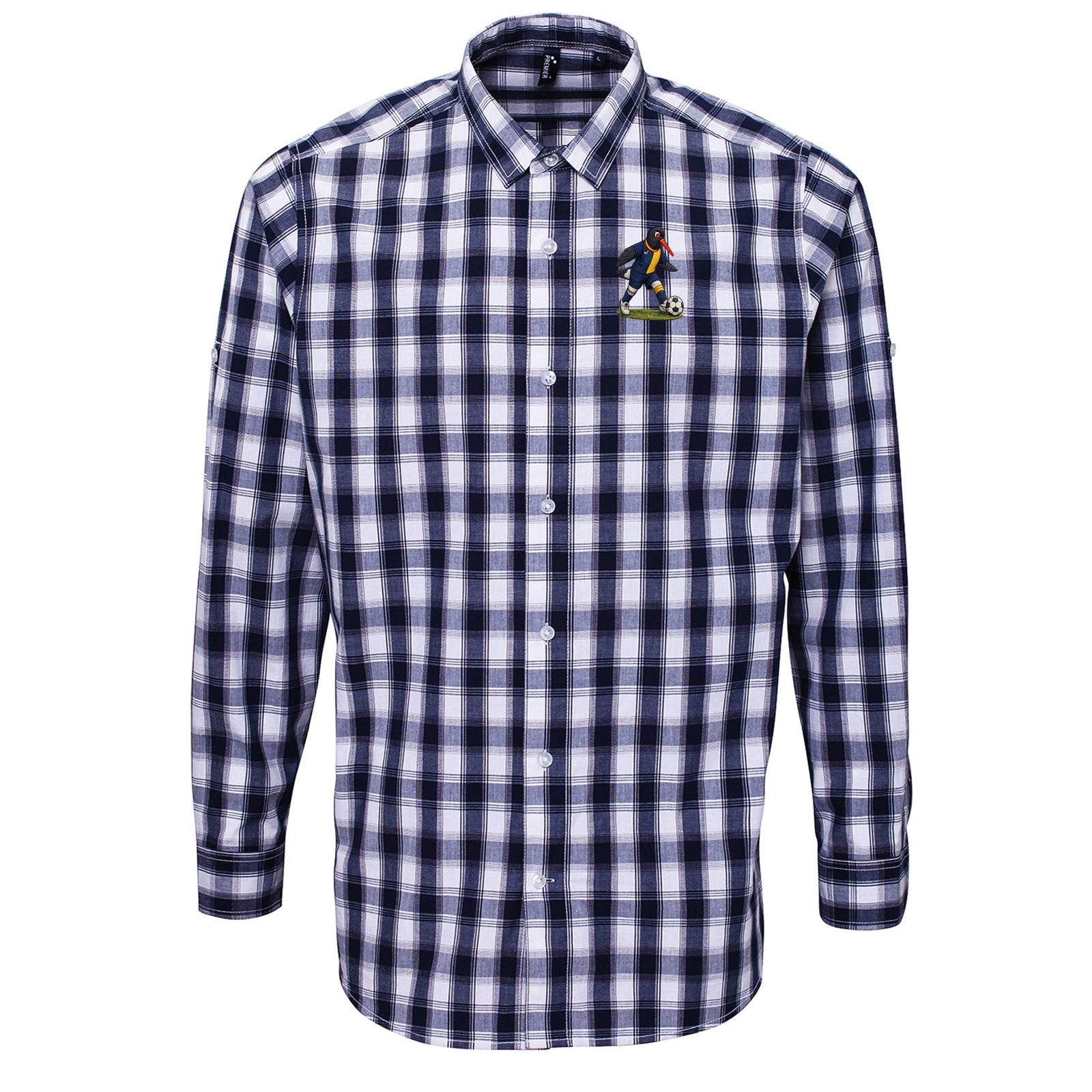 East Kilbride Football Check Long Sleeve Shirt