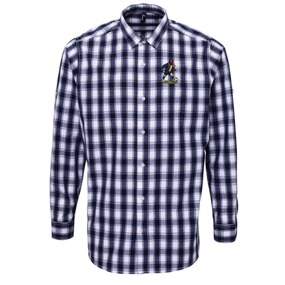 East Kilbride Football Check Long Sleeve Shirt
