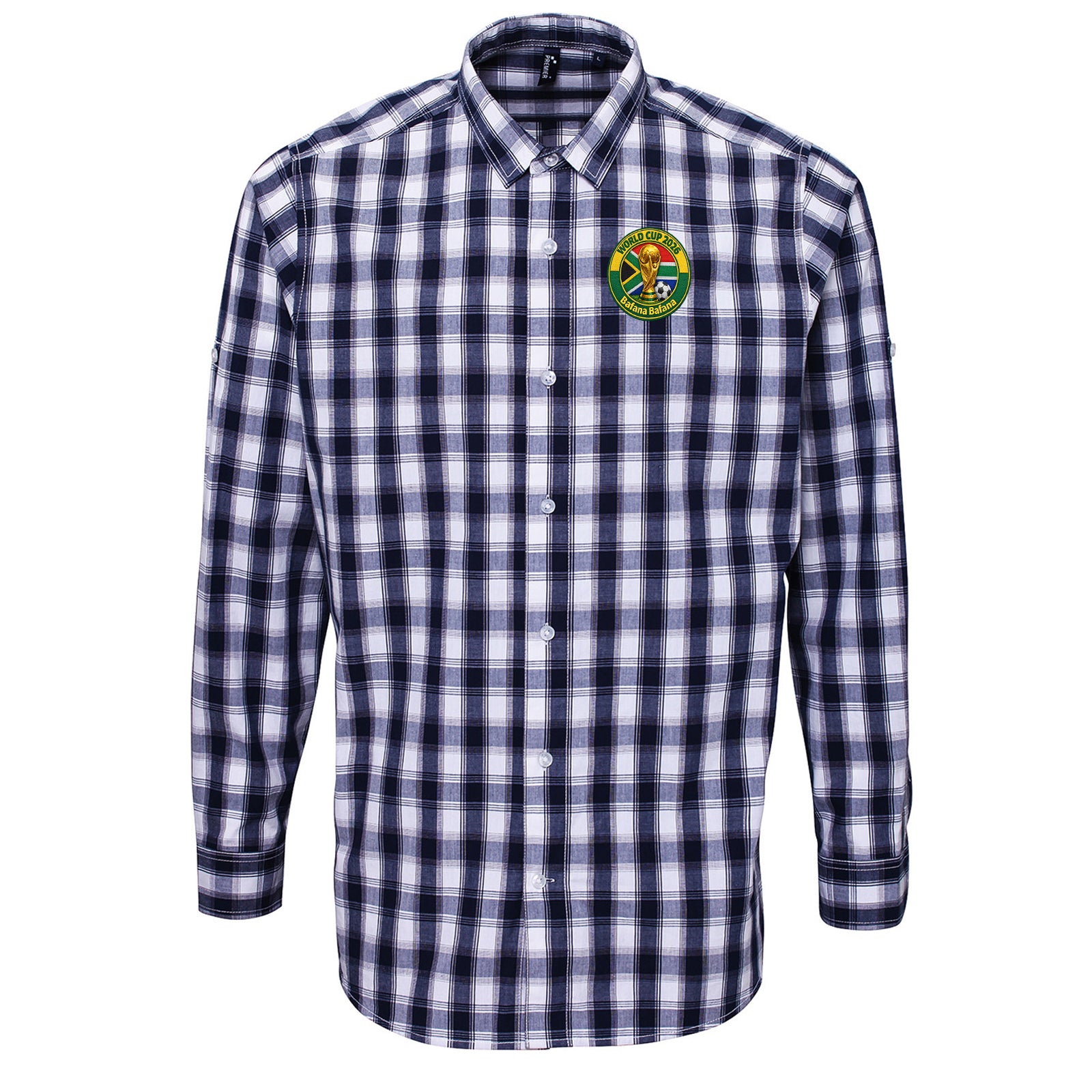 South Africa World Cup 2026 Check Long Sleeve Shirt