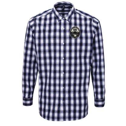 Oasis Knebworth 30th Anniversary 1996-2026 Check Long Sleeve Shirt