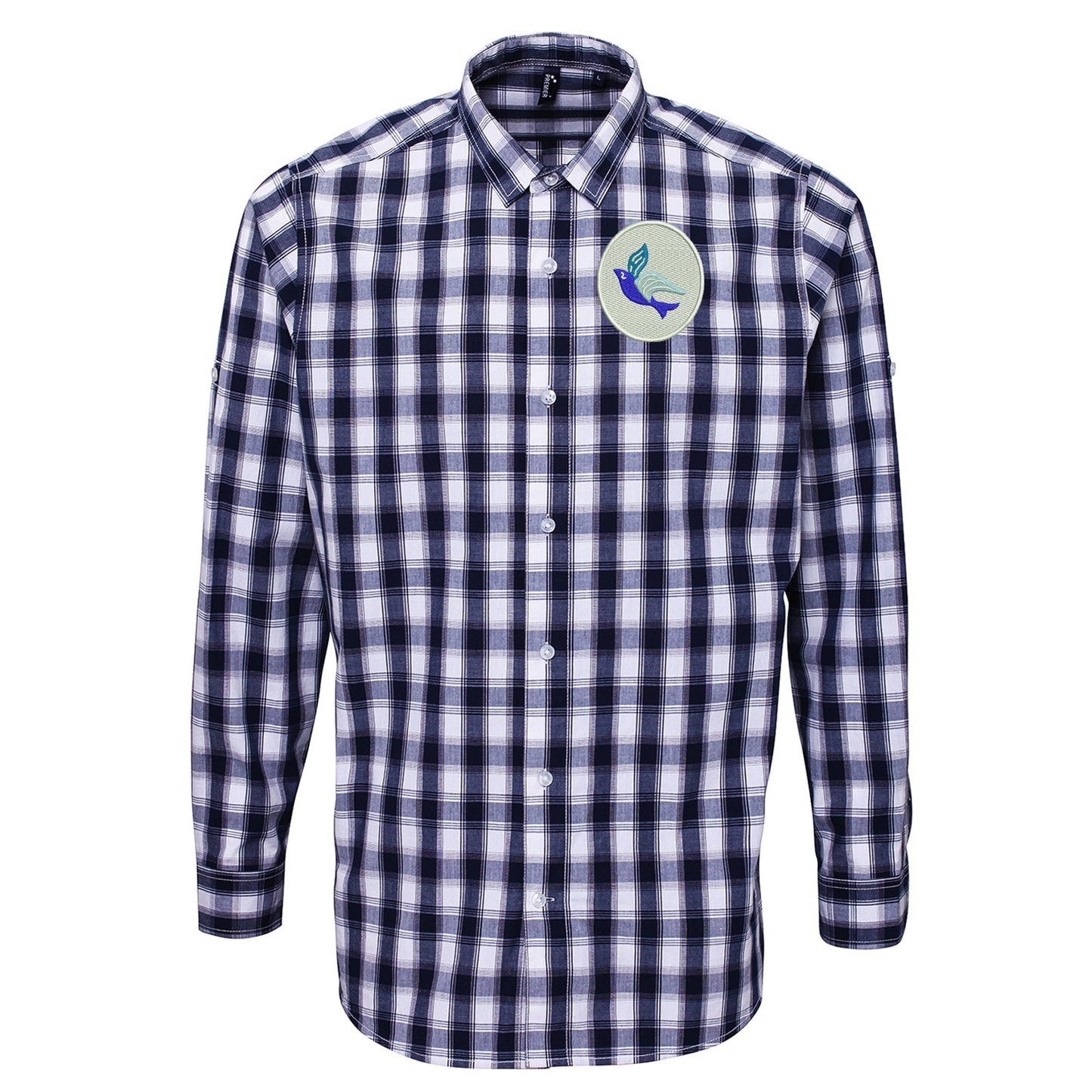 Classic Cardiff City FC Check Long Sleeve Shirt