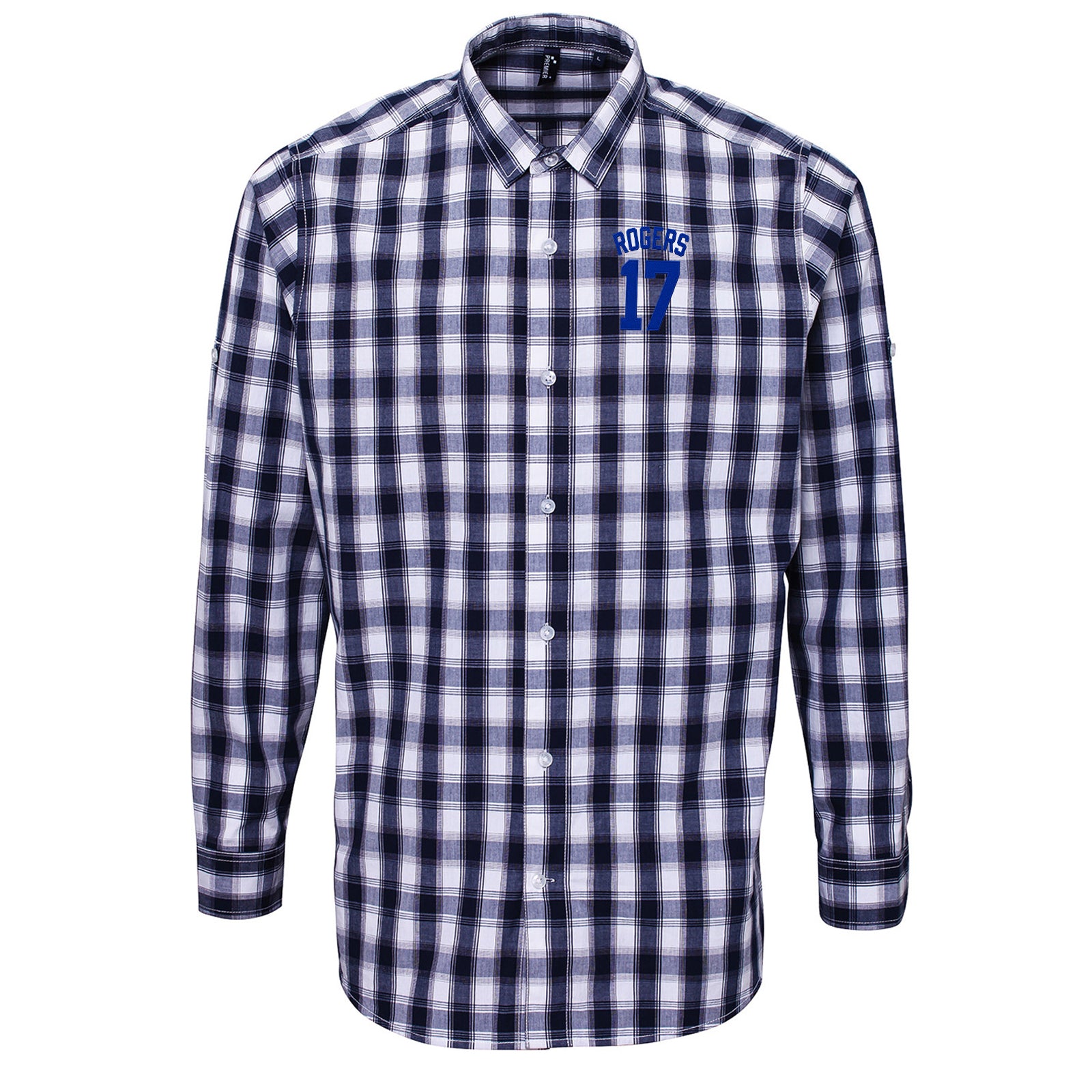 Morgan Rogers Chelsea Football Check Long Sleeve Shirt