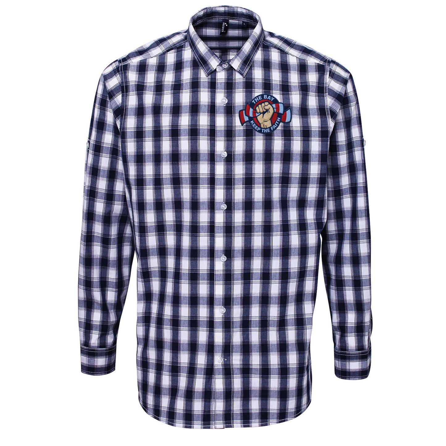 Colwyn Bay Football Check Long Sleeve Shirt