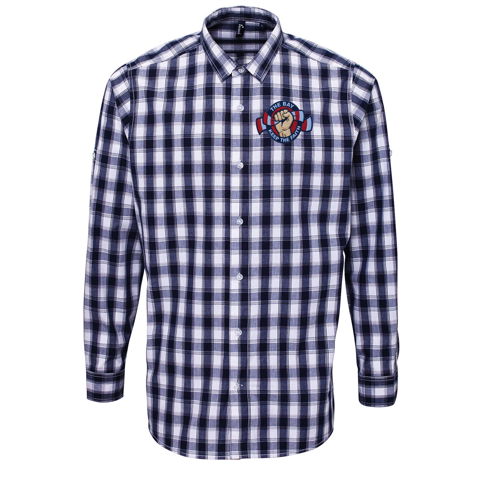Colwyn Bay Football Check Long Sleeve Shirt