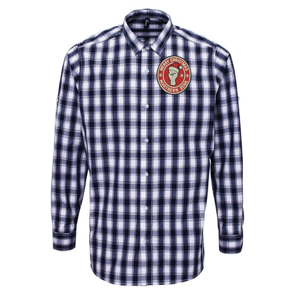 Northern Soul Christmas Check Long Sleeve Shirt