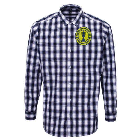 Oxford United League Check Long Sleeve Shirt