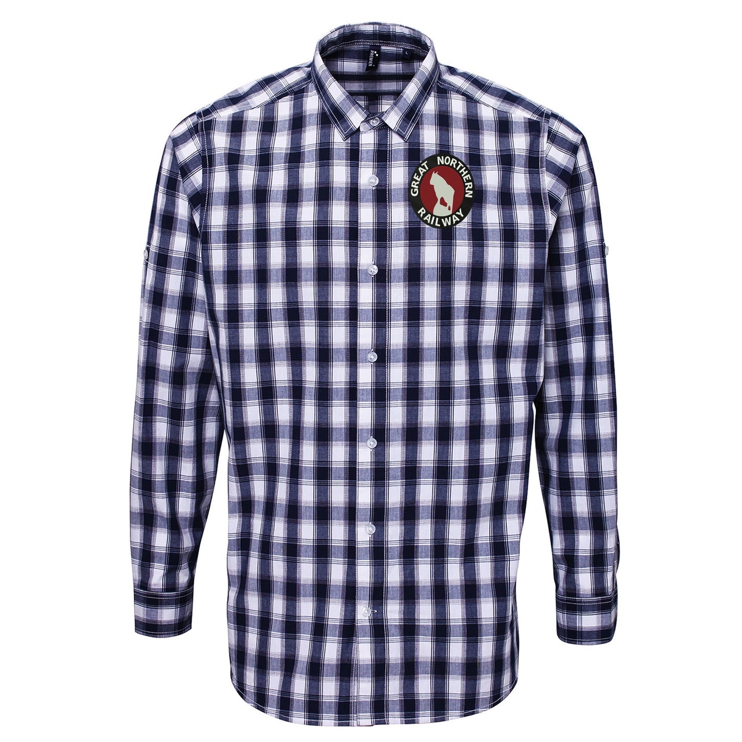 Great Northern Railway Check Long Sleeve Shirt 