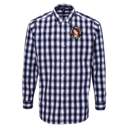 Great Northern Railway Check Long Sleeve Shirt 