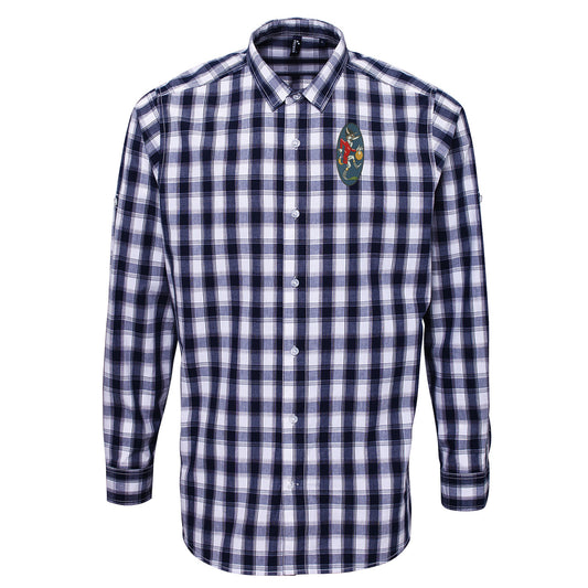 Retro Leicester 1933 Check Long Sleeve Shirt