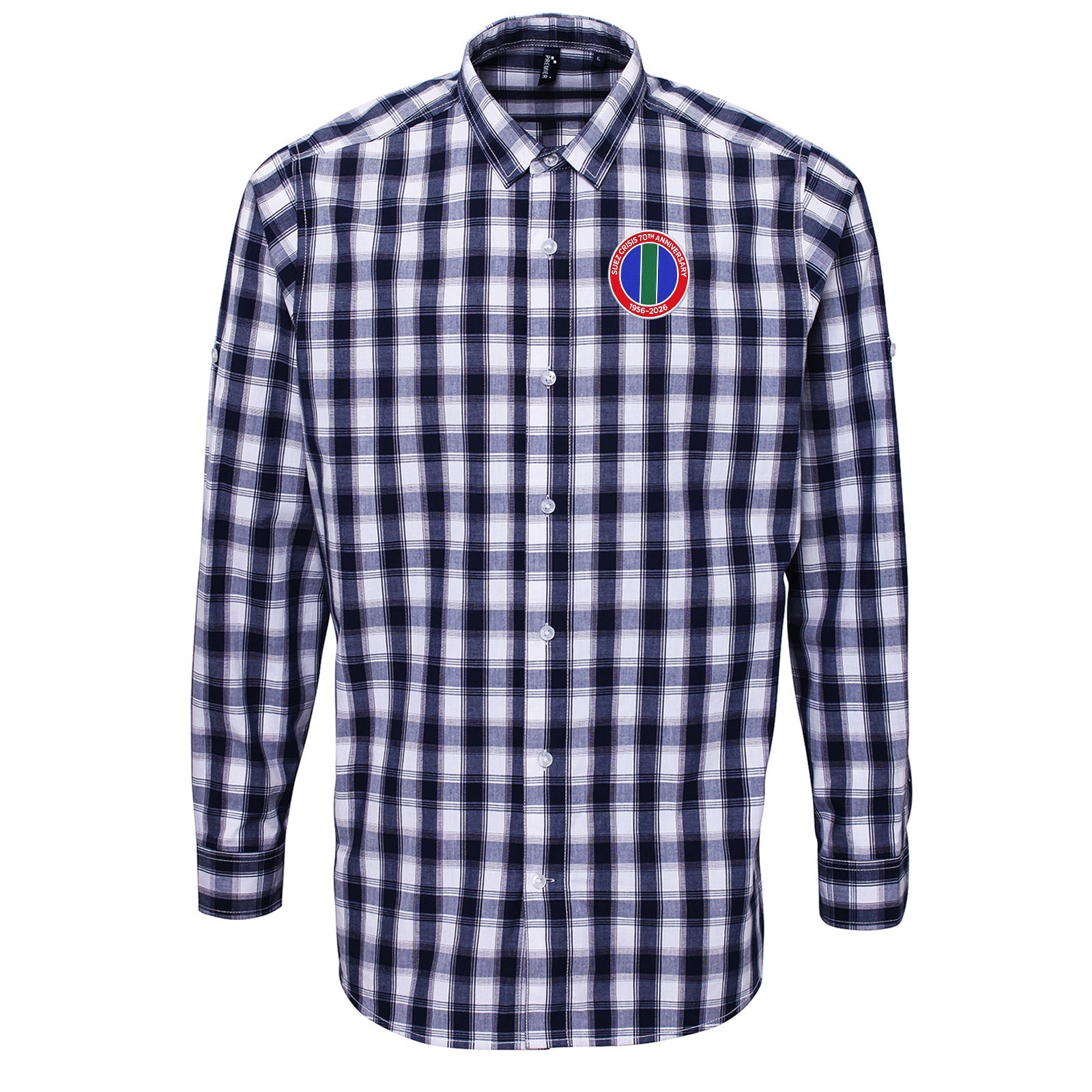 Suez Crisis 70th Anniversary Check Long Sleeve Shirt