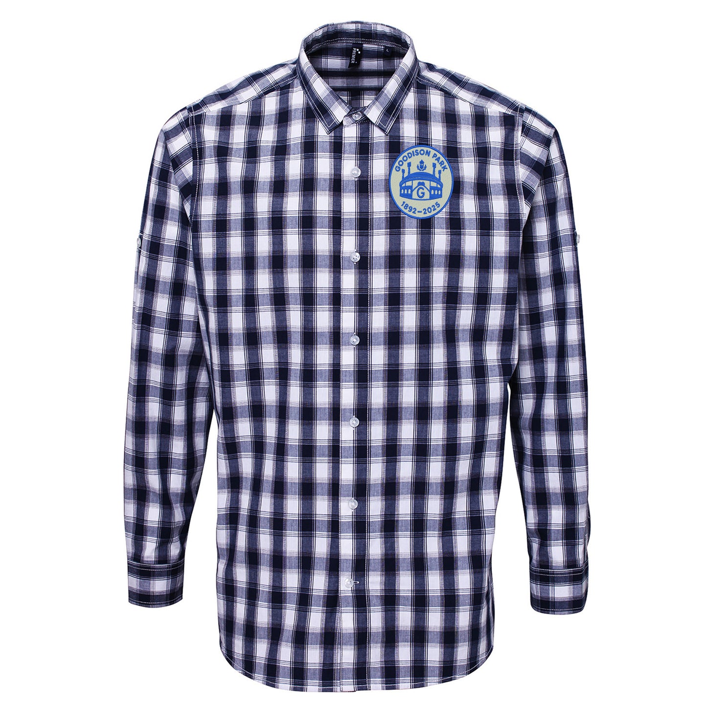 Goodison Park 1892-2025 Everton Check Shirt