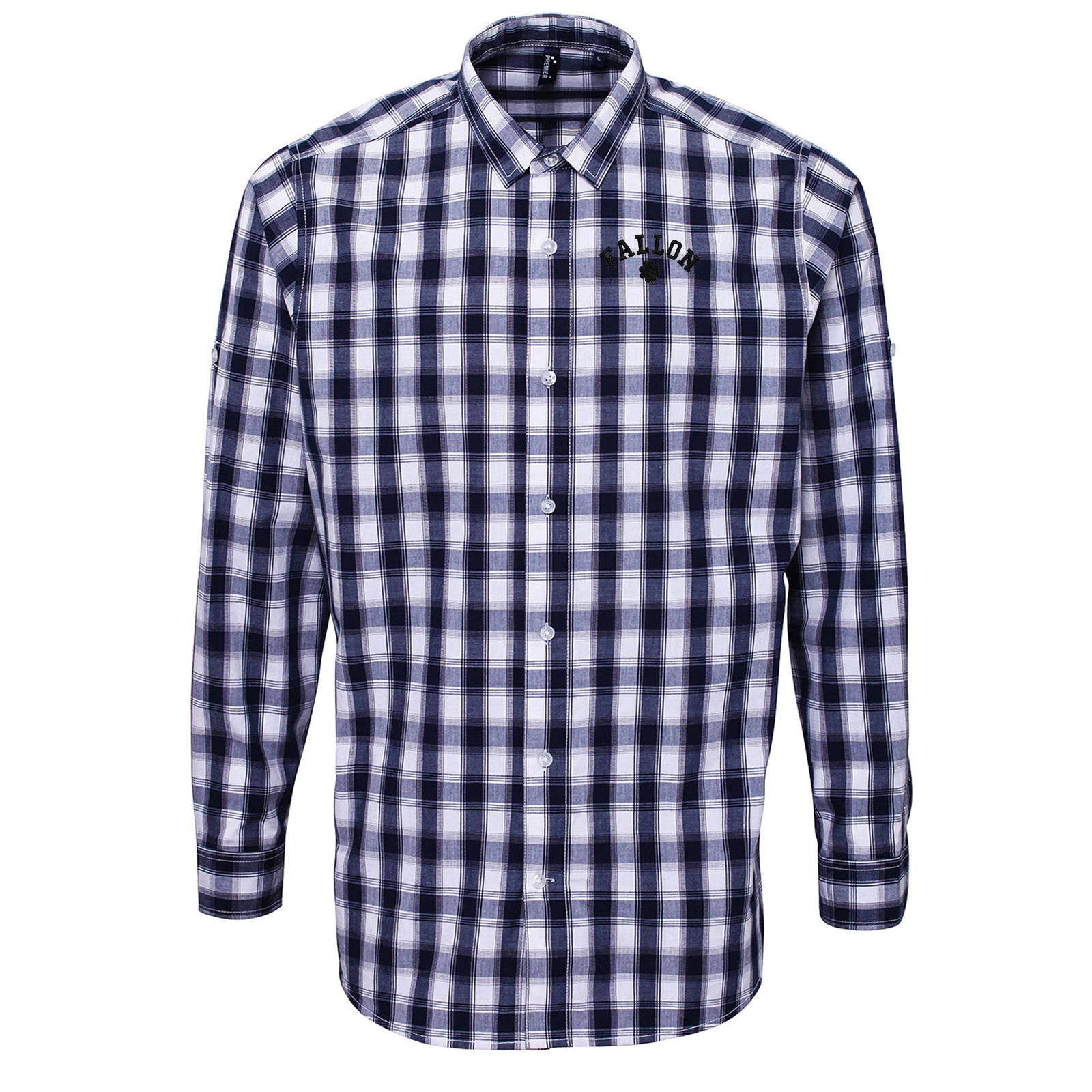 Jimmy Fallon Julia Roberts Check Long Sleeve Shirt
