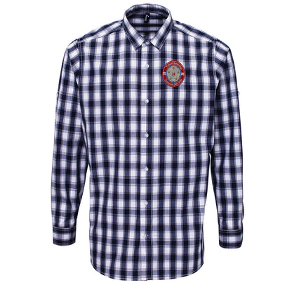 Bayern Munich Bundesliga 2025-2026 Check Long Sleeve Shirt