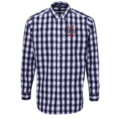Reindeer Check Long Sleeve Shirt 