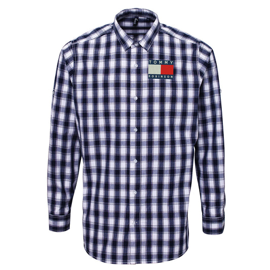 Tommy Robinson Check Long Sleeve Shirt