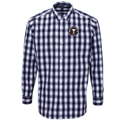 St Mirren League Cup 2025 Check Long Sleeve Shirt