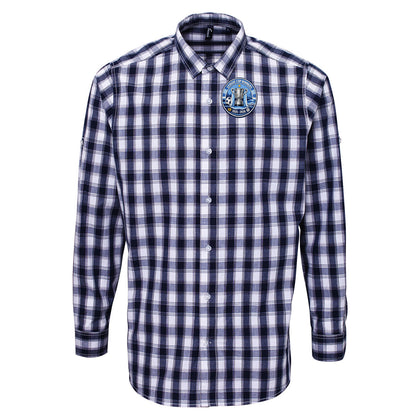 Man City League Cup Winners 2026 Check Long Sleeve Shirt