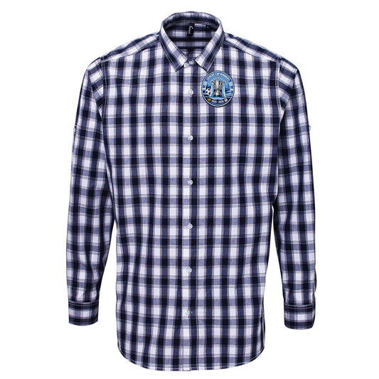 Man City League Cup Winners 2026 Check Long Sleeve Shirt