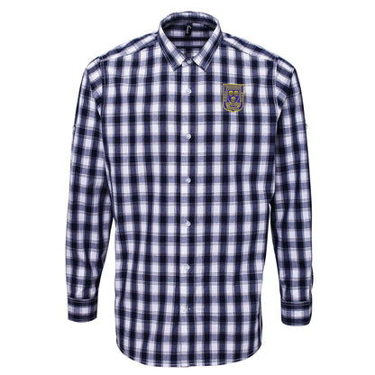 Shrewsbury 1970 Embroidered Long Sleeve Check Shirt