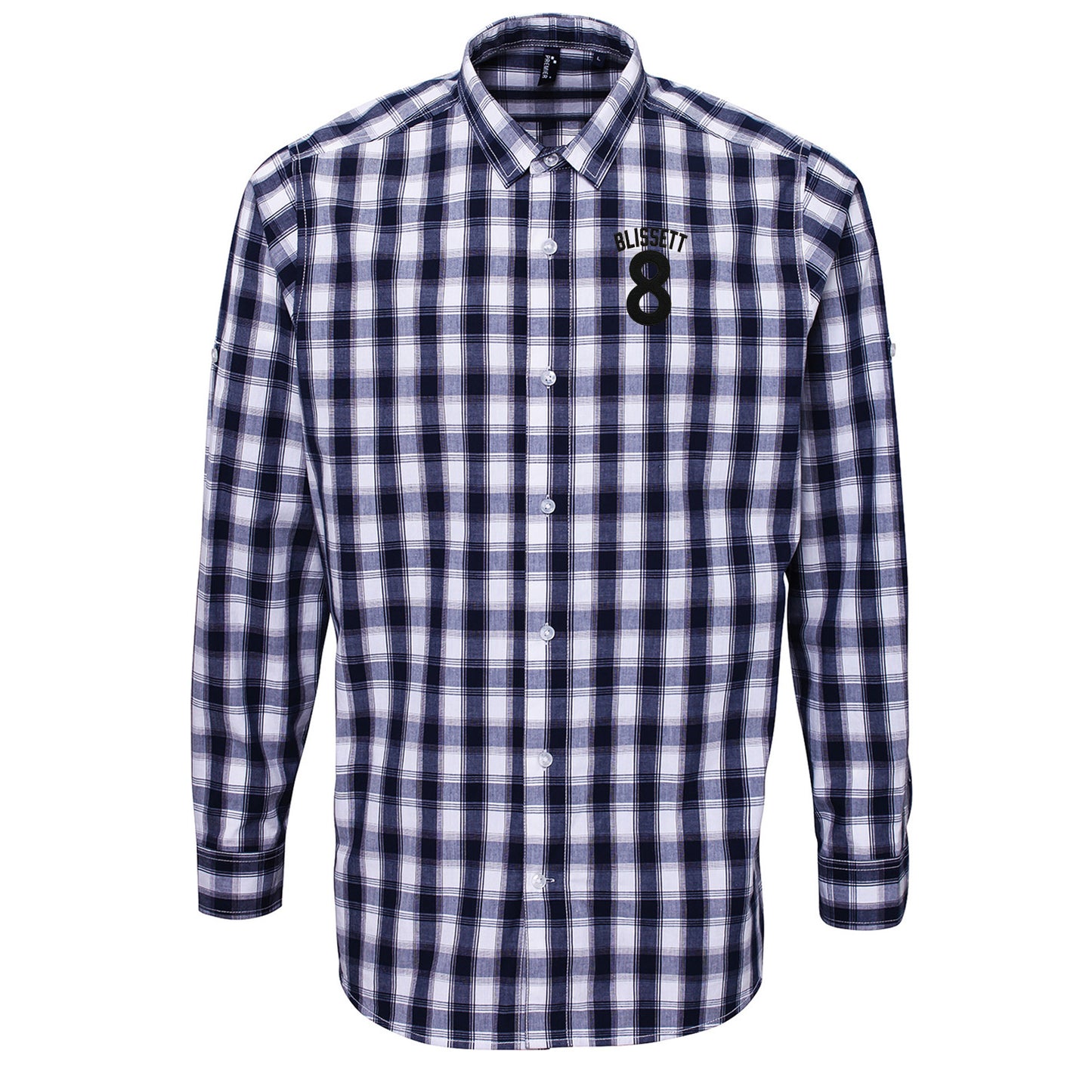 Luther Blissett Watford Football Check Long Sleeve Shirt 