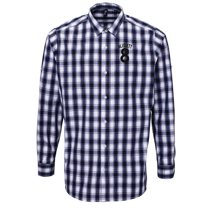 Luther Blissett Watford Football Check Long Sleeve Shirt 