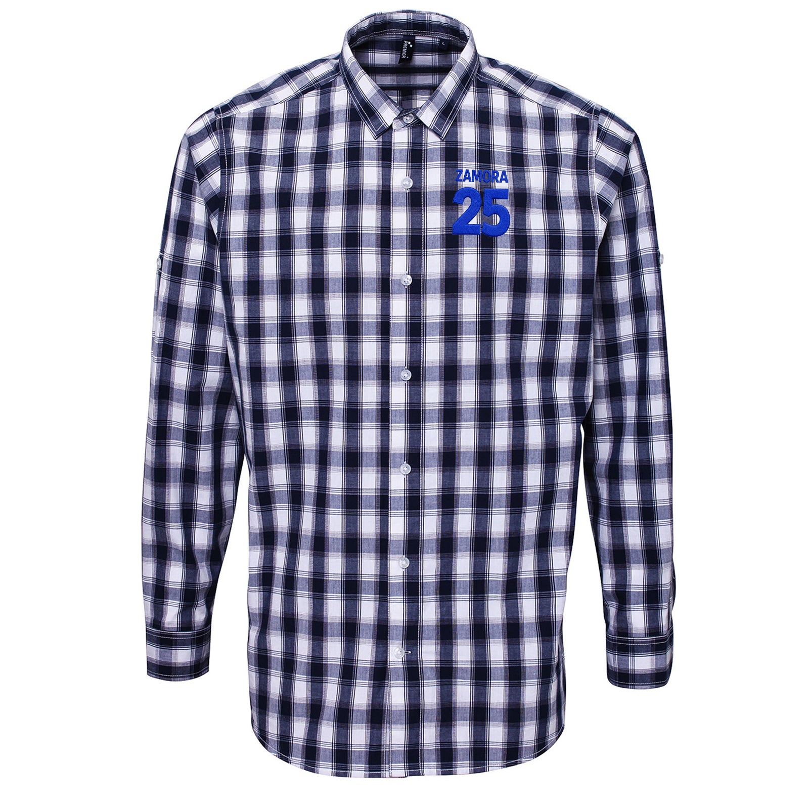 Bobby Zamora Brighton Check Long Sleeve Shirt
