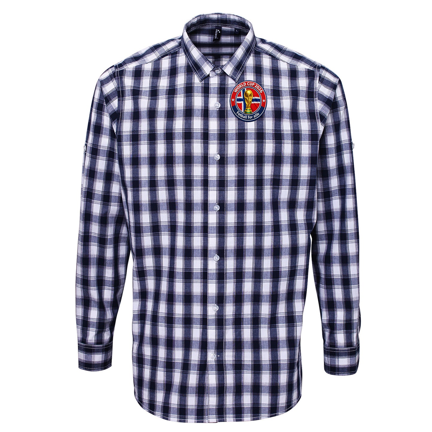 Norway World Cup 2026 Check Long Sleeve Shirt