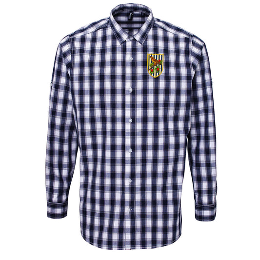Classic West Bromwich Albion Check Long Sleeve Shirt 