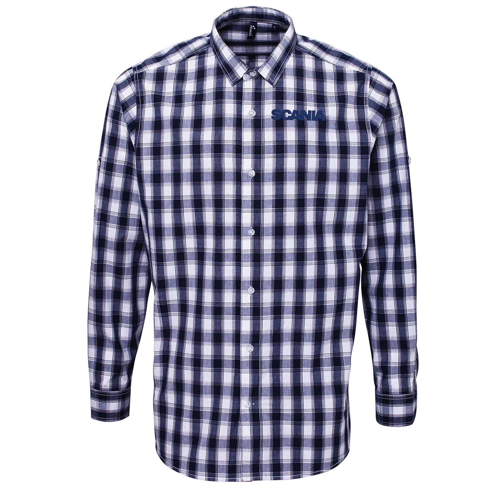 Scania Trucks Check Long Sleeve Shirt