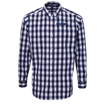 Scania Trucks Check Long Sleeve Shirt
