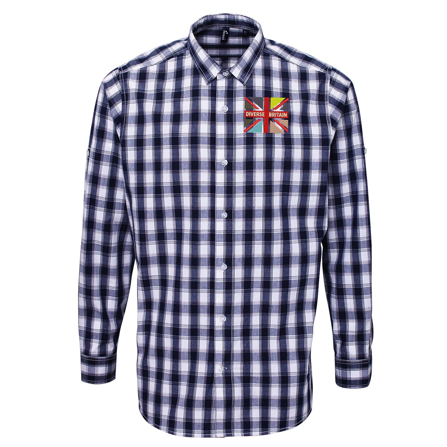 Diverse Britain Check Long Sleeve Shirt