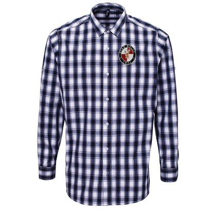 Stag Rally 1971 Check Long Sleeve Shirt