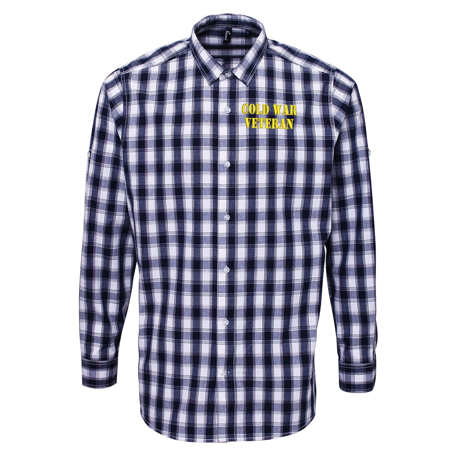 Cold War Veteran Check Long Sleeve Shirt 