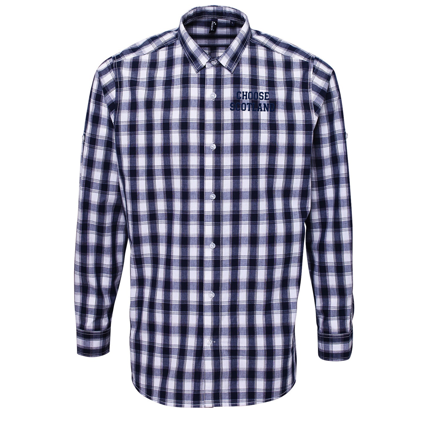 Choose Scotland Check Long Sleeve Shirt 