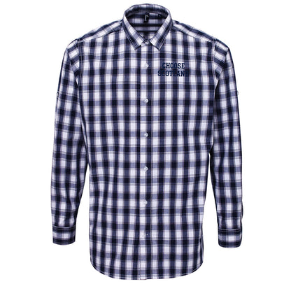 Choose Scotland Check Long Sleeve Shirt 