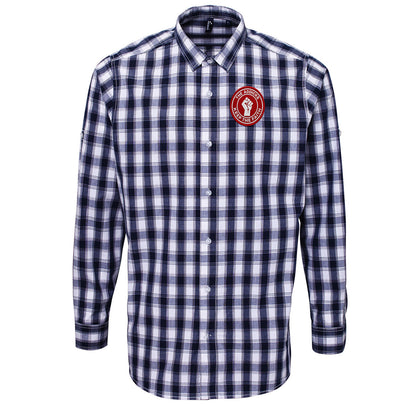 Charlton Athletic The Addicks Football Fans Check Long Sleeve Shirt
