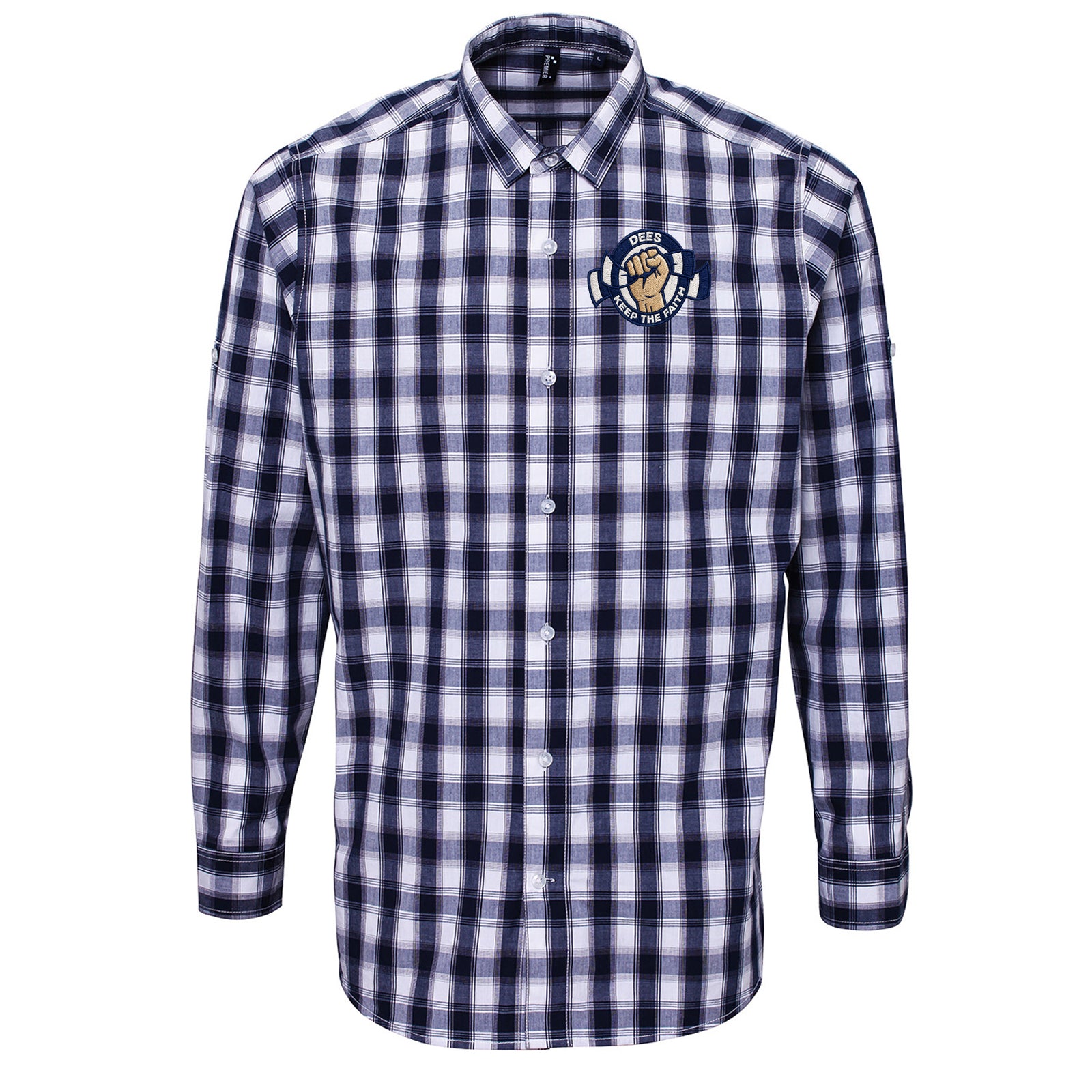 Dundee Dees Football Fans Football Check Long Sleeve Shirt