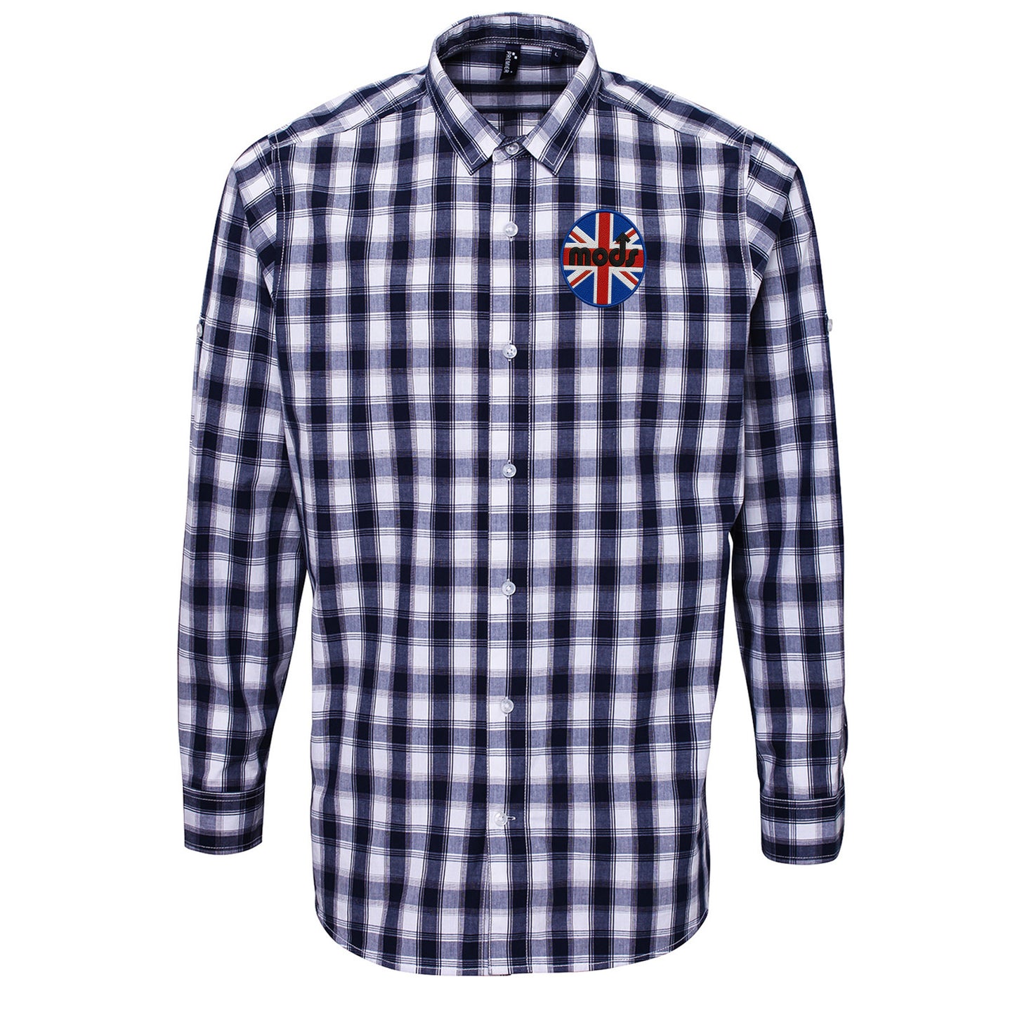 Mods Union Jack Check Long Sleeve Shirt